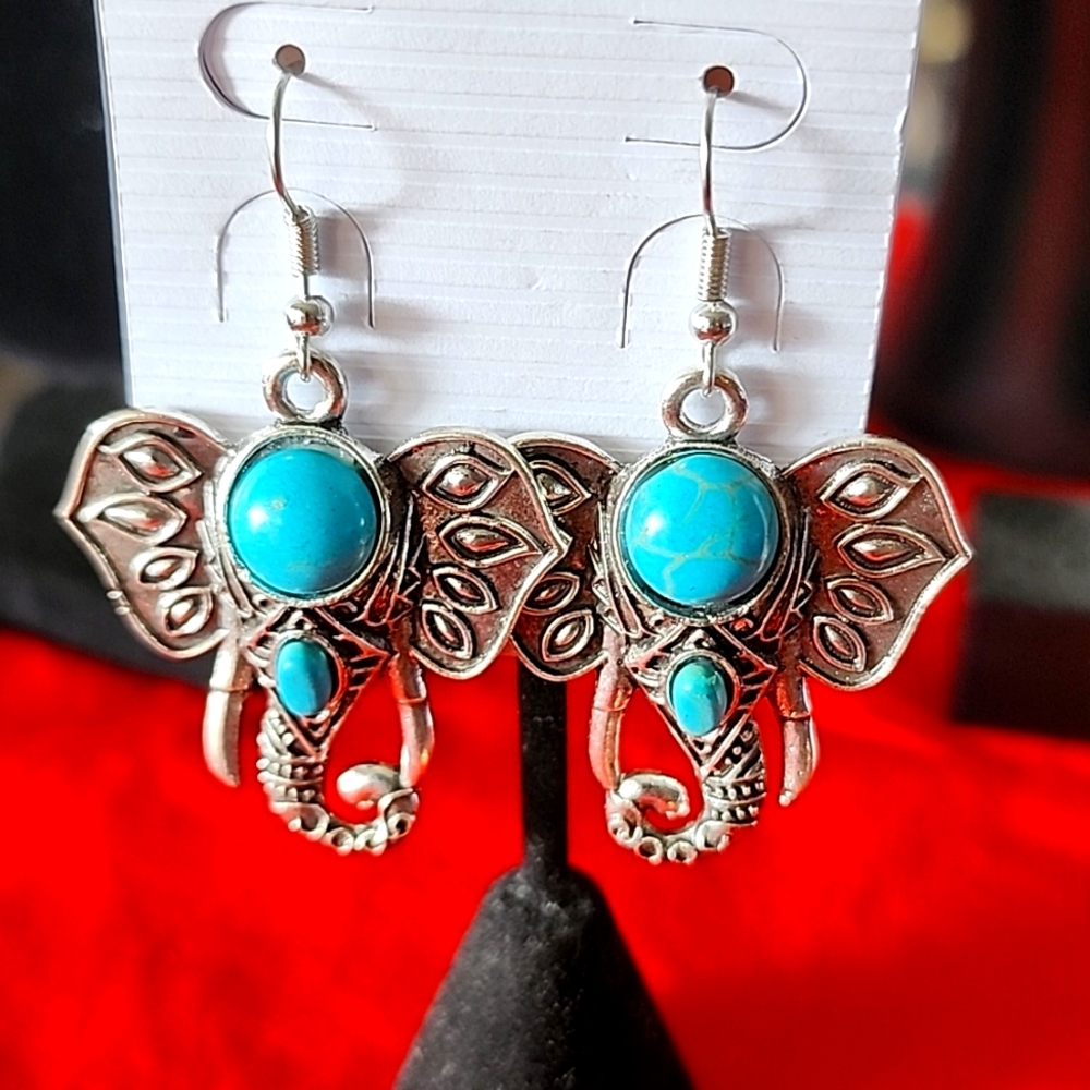 Asian Elephant Earrings